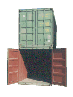 exemple de 2 Containers d'occasions empilés